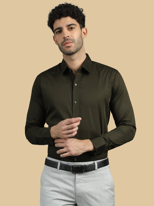 Birch Subtle Sheen Super Soft Premium Satin Cotton Shirt